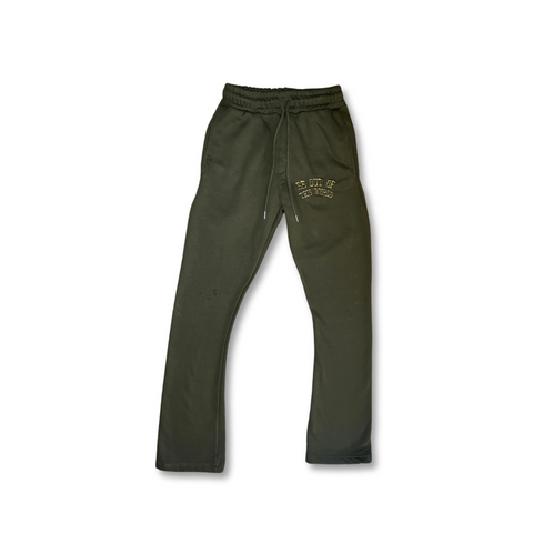 Be OTW Flare Sweatpants (Olive Green) - OTW Threads