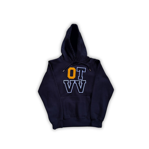 OTVV Chenille Varsity Hoodie (Black) - OTW Threads