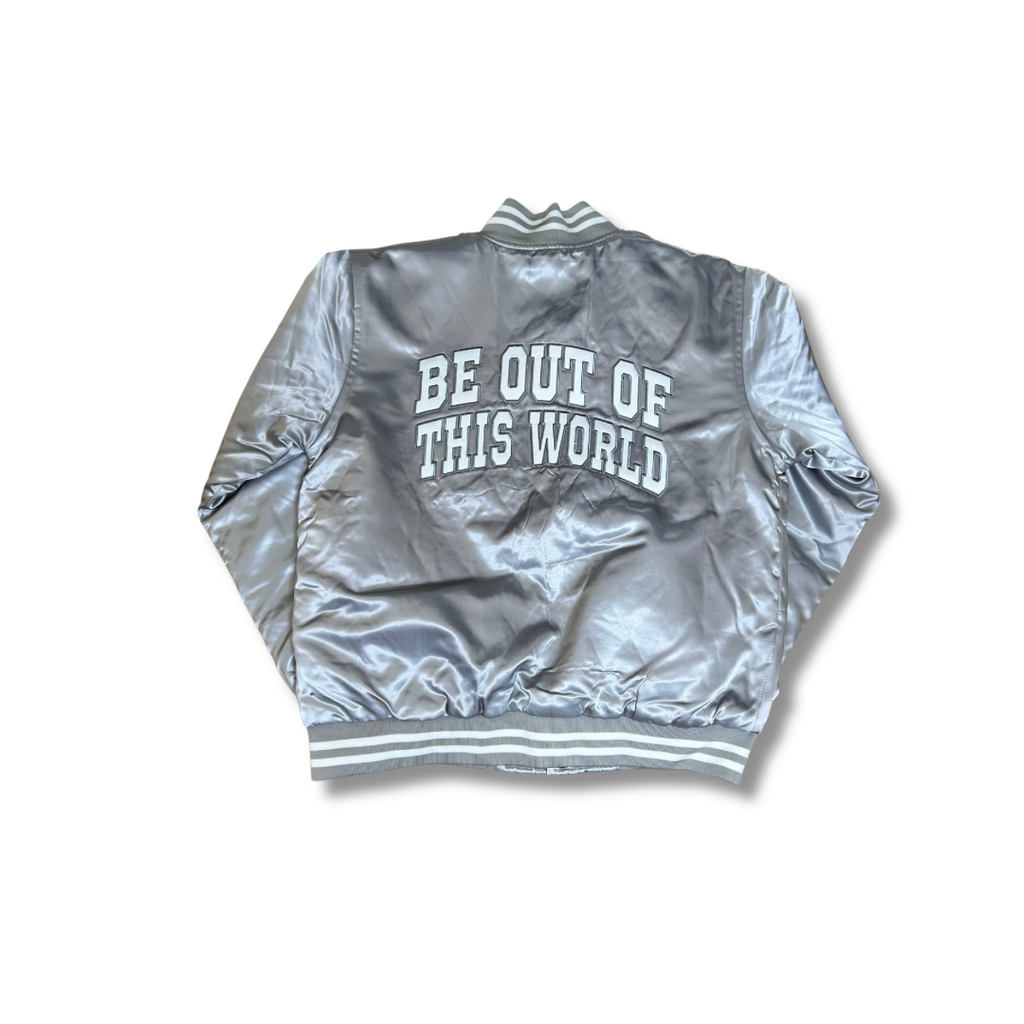 Be OTW Varsity Jacket (Silver) - OTW Threads