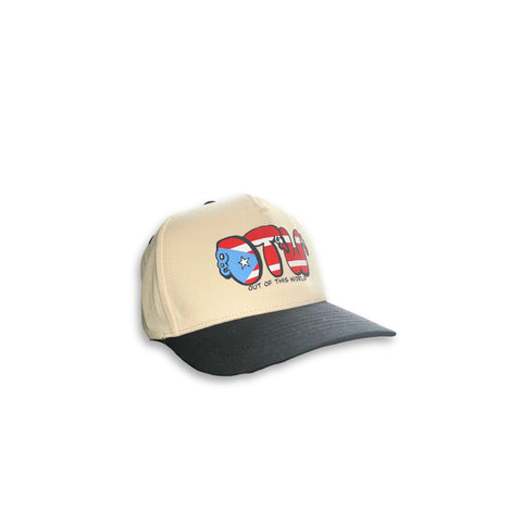 OTW Puerto Rico Graffiti SnapBack (Tan) - OTW Threads