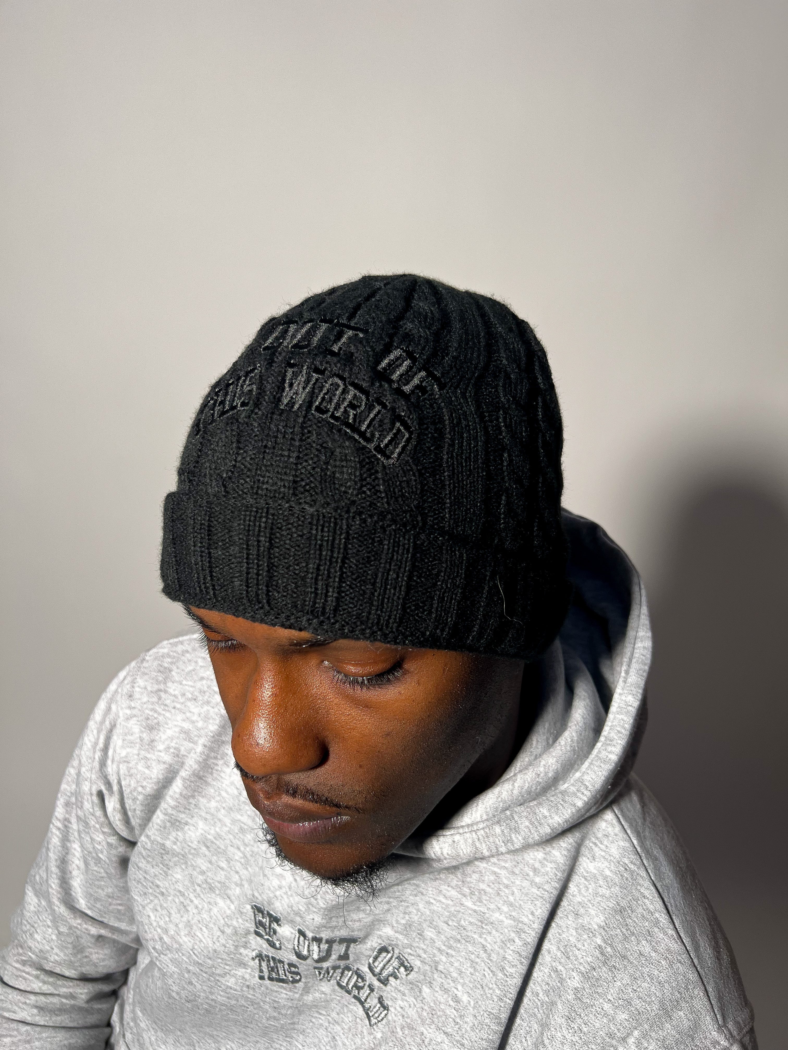 Be OTW Knit Beanie (Black) - OTW Threads 