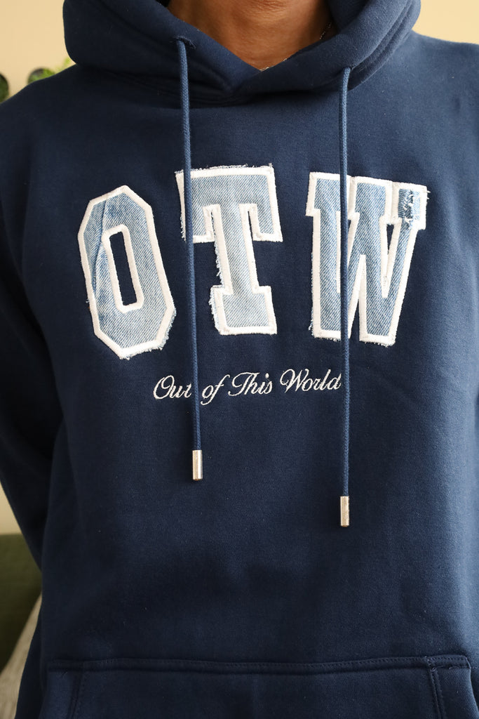 OTW Y2K Hoodie (Navy Blue)