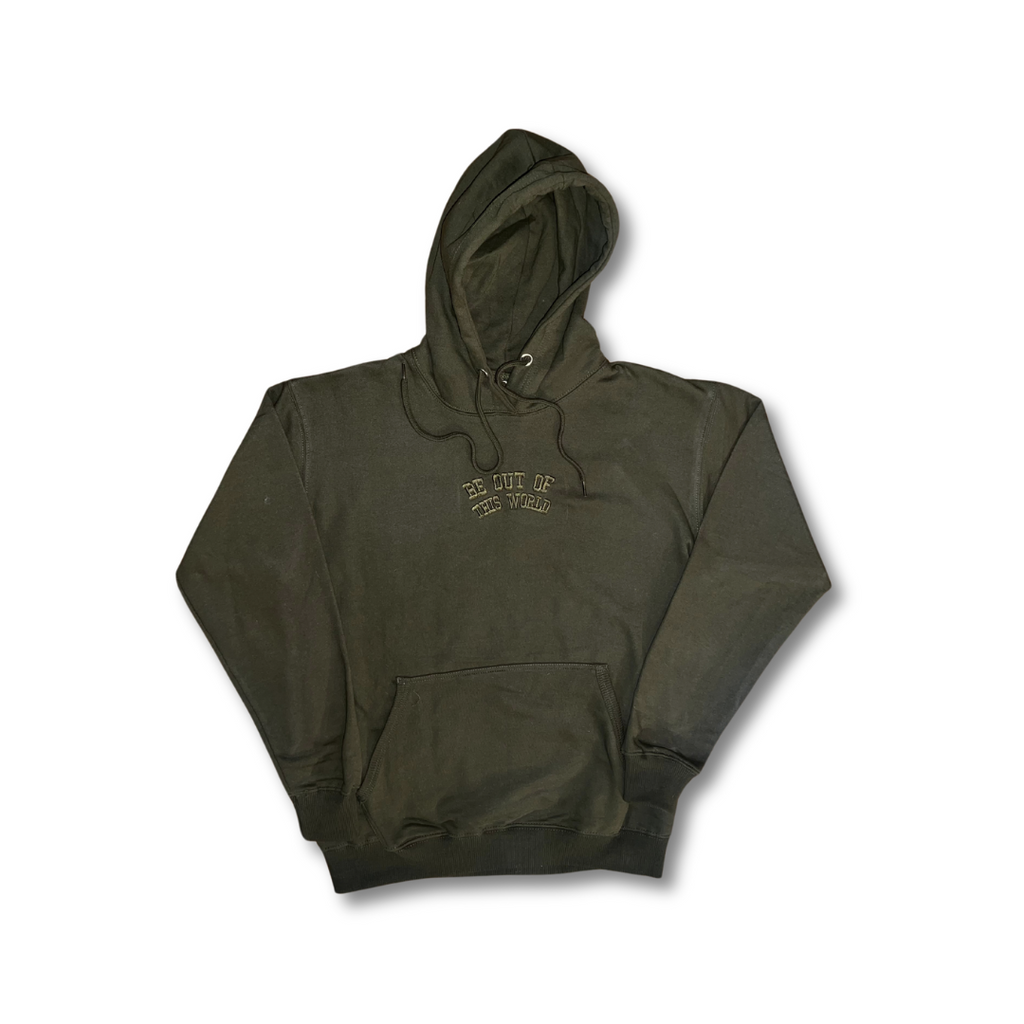 Be OTW Embroidered Hoodie (Olive Green) - OTW Threads 