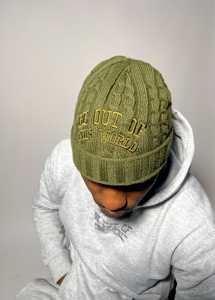 Be OTW Knit Beanie (Olive Green) - OTW Threads 