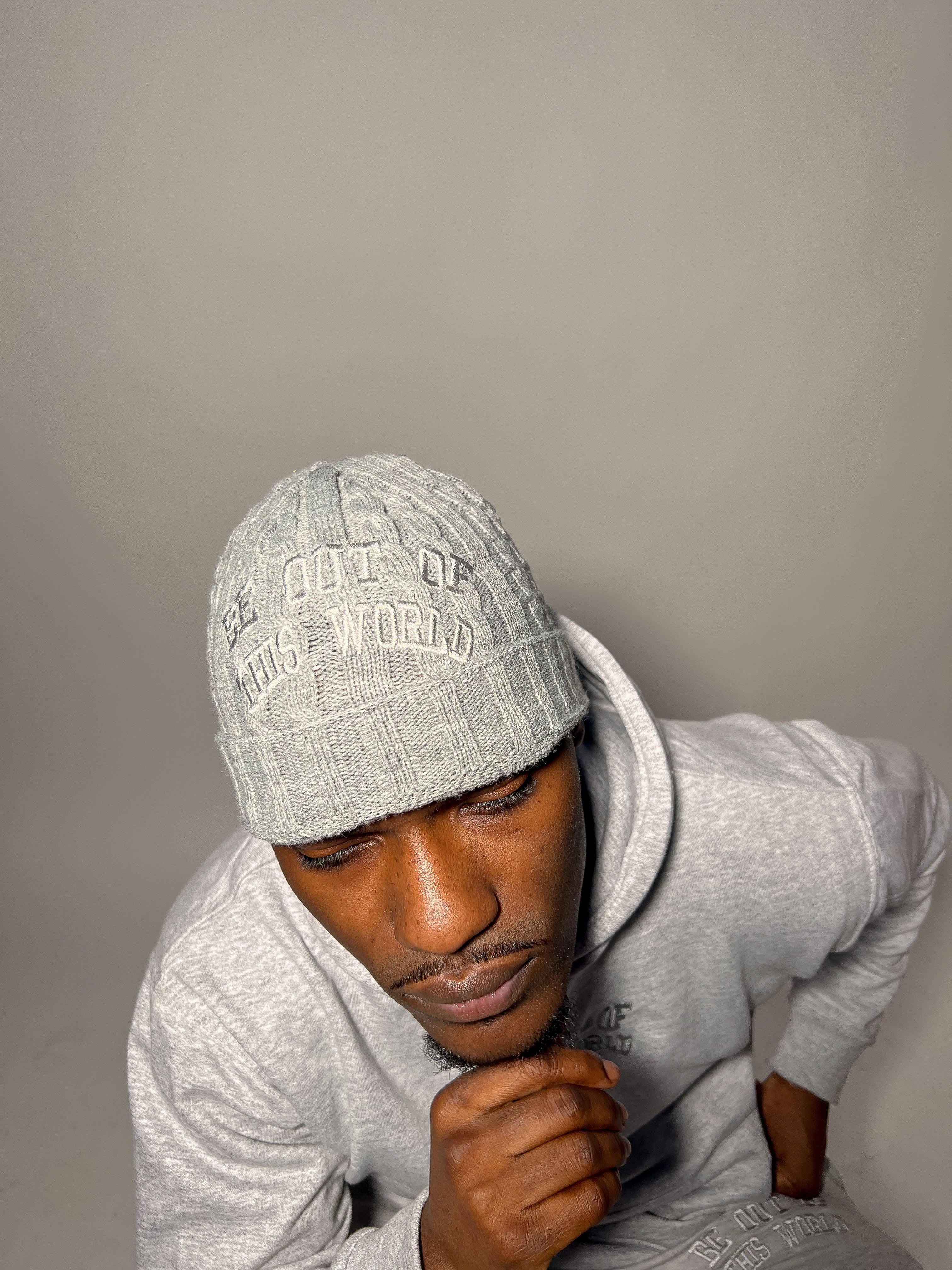 Be OTW Knit Beanie (Silver) - OTW Threads 