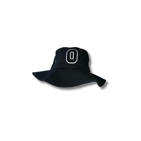 OTW Wide Brim Bucket Hat (Black) - OTW Threads 