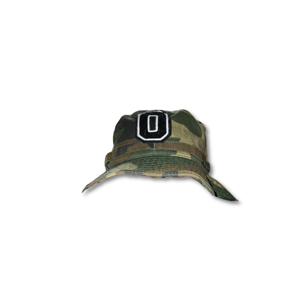 OTW Wide Brim Bucket Hat (Woodland Camo)