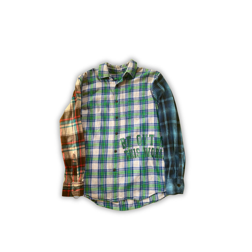 Be OTW Plaid Blues Shirt (One of One)