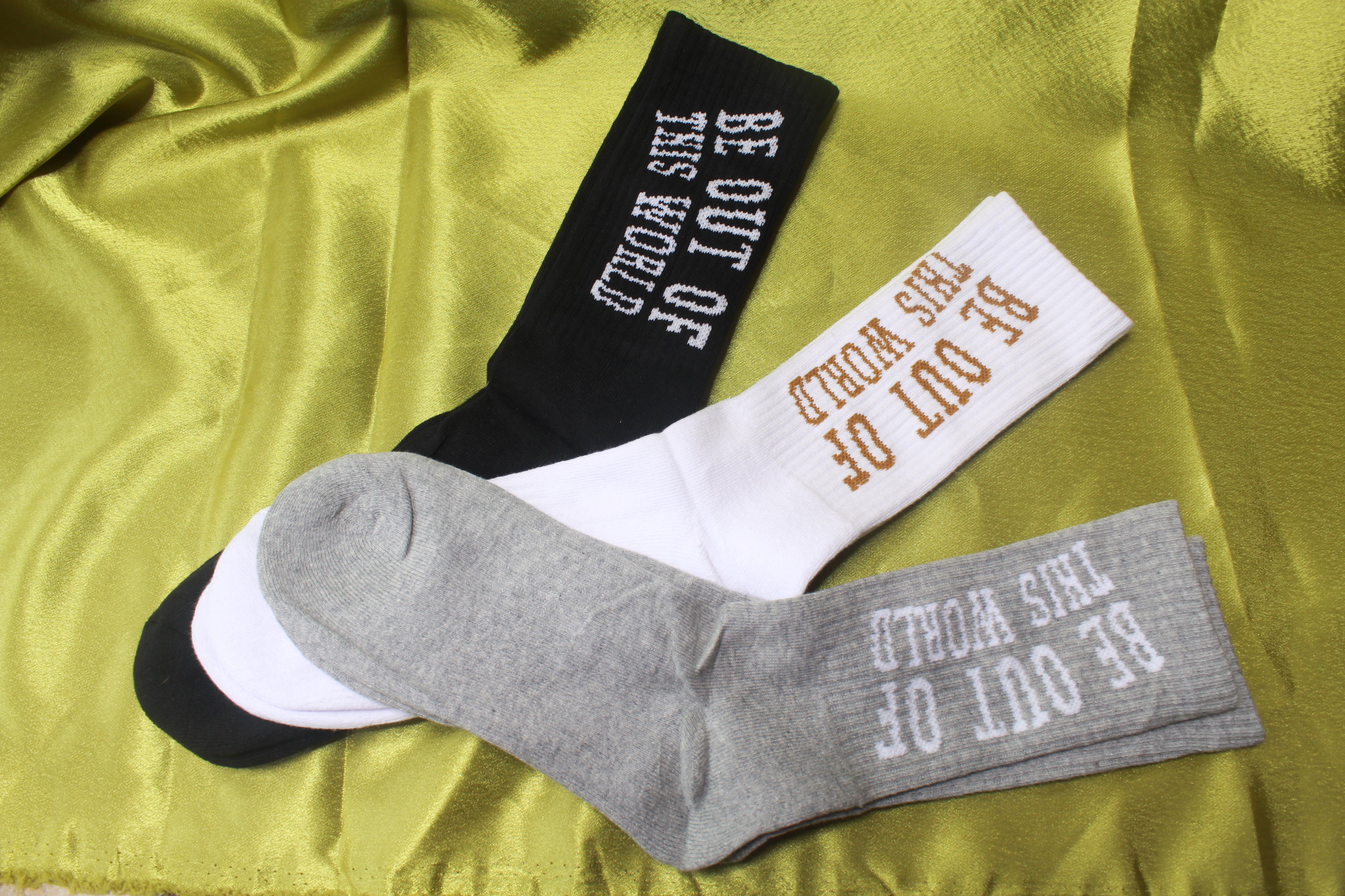 BE OTW Socks (Black) - OTW Threads 