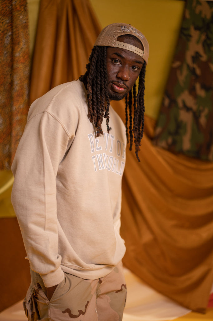 Be OTW Stillness Sand Crewneck - OTW Threads 