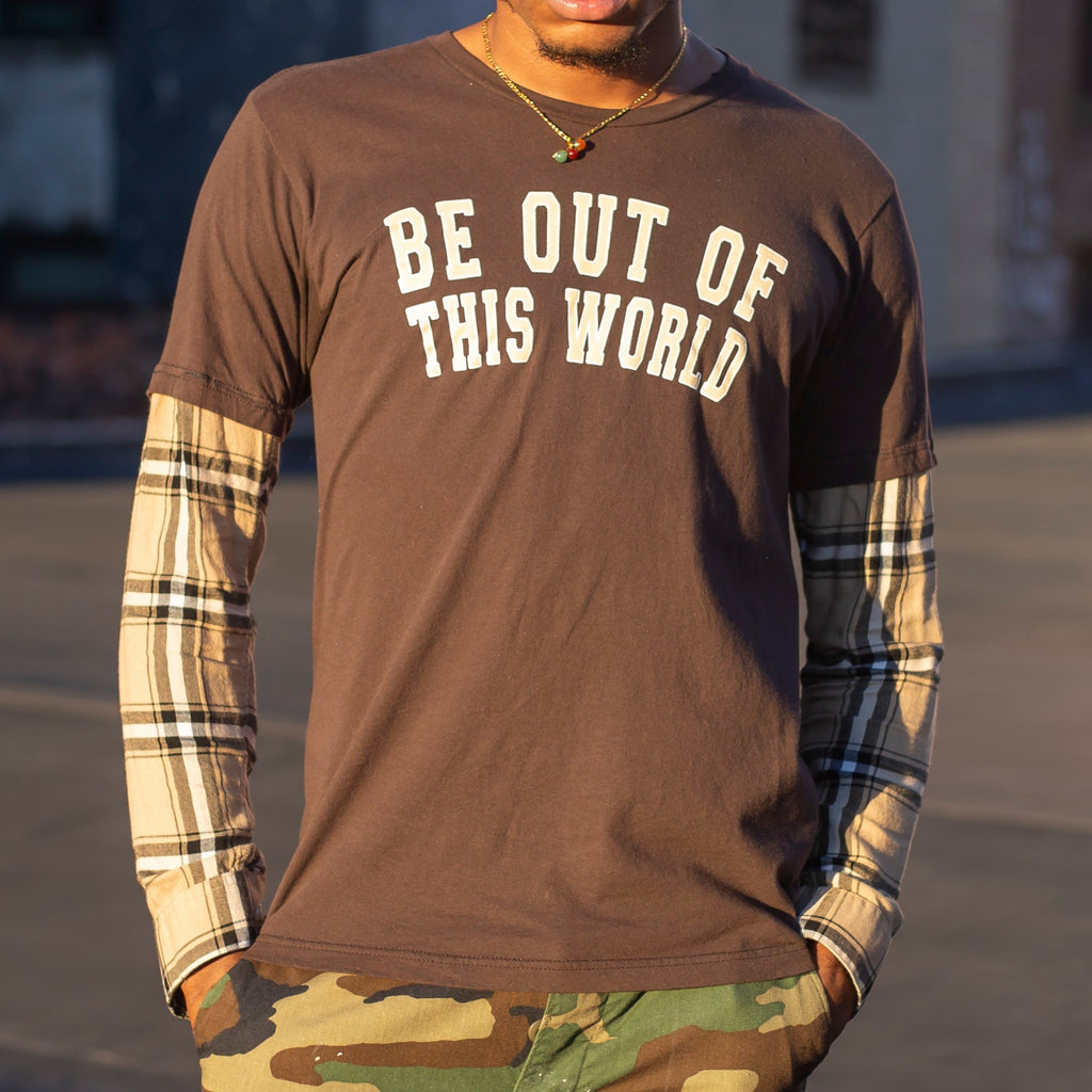 Peanut Butter Plaid Button Up - OTW Threads 