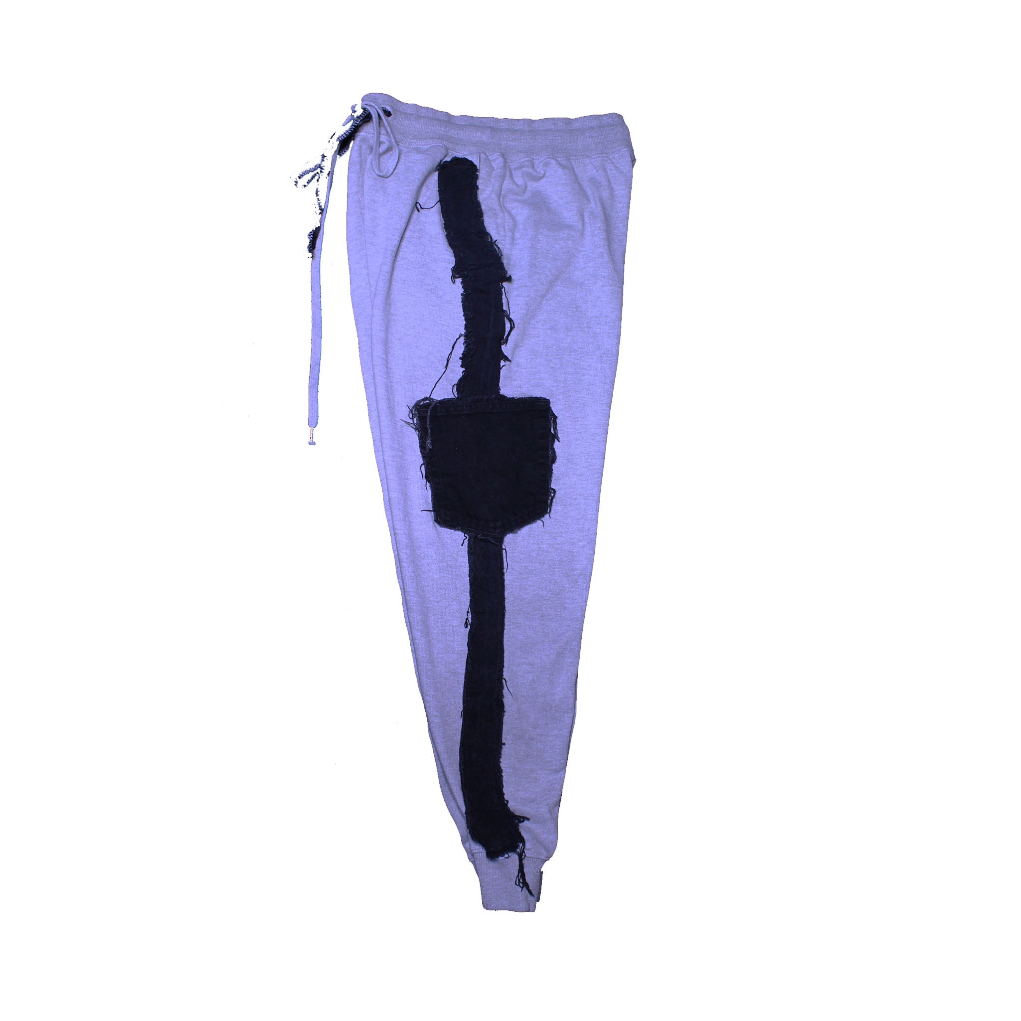 OTW Multi-Denim Striped Joggers (Olive) - OTW Threads denim streetwear